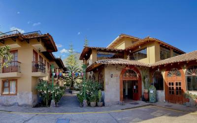 Vista do hotel em Cusco